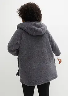 Teddy-Fleece Jacke, Oversized, bonprix