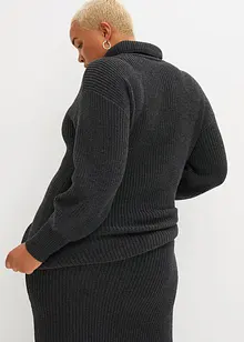 Pull col boule, bonprix