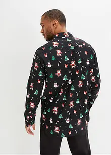 Langarmhemd mit Weihnachtsmotiv aus reiner Baumwolle, bonprix