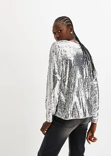 Blouse en paillettes, bonprix