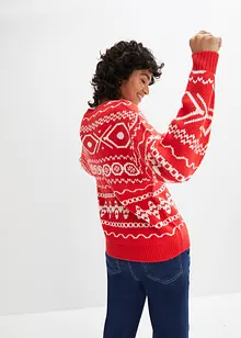 Pull norvégien à col haut, bonprix