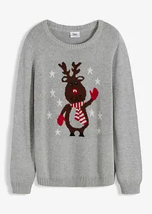 Pull de Noël en maille, bonprix