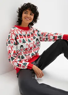 Pull motif Noël, bonprix