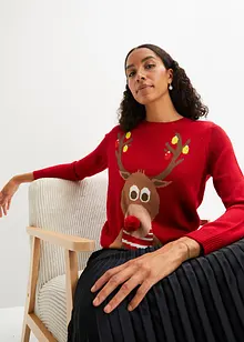 Pull de Noël renne, bonprix