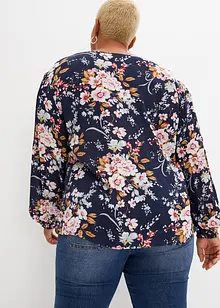 bedruckte Bluse aus fließender Viskose, bonprix