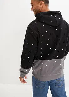 Kapuzensweatshirt mit Weihnachtsmotiv aus Bio-Baumwolle, bonprix