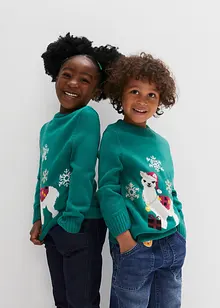 Kinder Strickpullover mit Weihnachtsmotiv, bpc bonprix collection