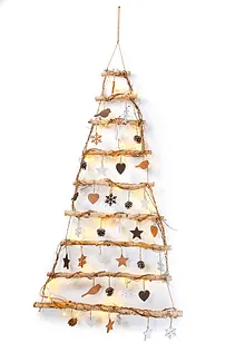 Décoration murale LED sapin de Noël, bonprix