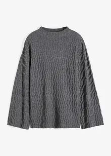 Pull texturé, bonprix