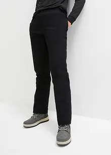 Pantalon thermo avec doublure polaire et taille confortable, étanche, Straight, bonprix