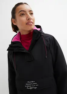 Ski Funktions-Schlupfjacke mit Fleece-Futter, wasserdicht, Oversized, bonprix