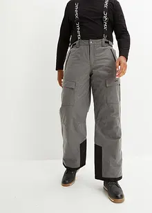 Regular Fit Funktions-Thermohose mit Schneefang und abnehmbaren Hosenträgern, straight, bpc bonprix collection