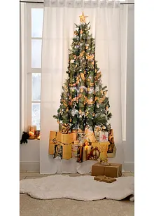 LED Vorhang mit Weihnachtsbaum Druck (1er Pack), bonprix