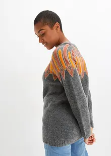 Pull en maille avec fil brillant, bonprix