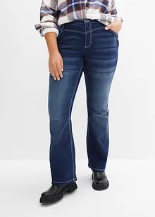 Bootcut Jeans, Mid Waist Thermo, bonprix