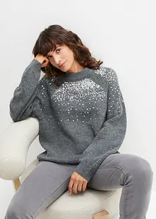 Pullover mit Pailletten, bonprix