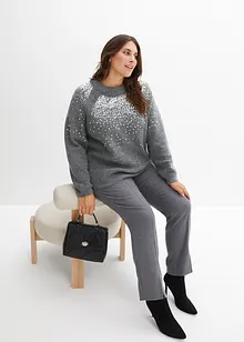 Pullover mit Pailletten, bonprix