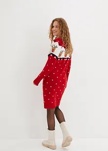 Robe de Noël en maille renne, bonprix