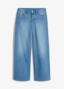 Wide Leg Jeans Low Waist, lang, bonprix