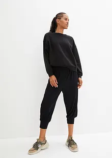 Loungewear Haremshose in Caprilänge, bonprix