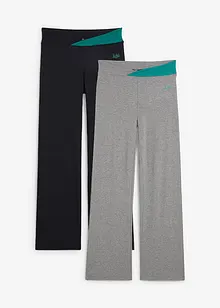 Lot de 2 pantalons de sport extensibles, bonprix