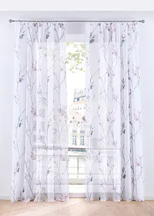 Gardine aus leichtem Voile (1er Pack), bonprix