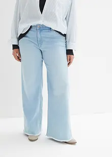 Wide-Leg-Jeans High Waist, bonprix