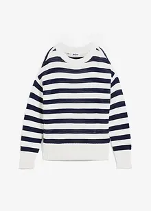 Boxy-Pullover in Ajour-Strick, bonprix