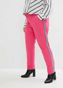 Pantalon à taille extensible avec bandes décoratives, bonprix