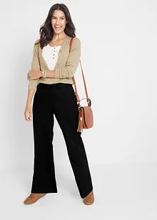 Pantalon extensible à taille confortable, Flared, bonprix