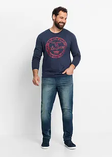 Leichte Slim Fit Stretch-Jeans, Straight, bonprix