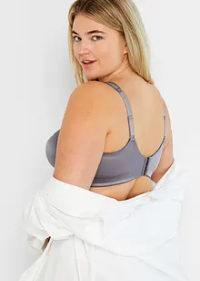 Entlastungs-BH ohne Bügel mit gepolsterten Trägern (2er Pack), bonprix