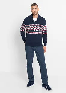 Regular Fit Chinohose aus reiner Baumwolle, Straight, bonprix