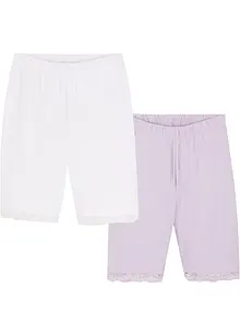 Radlerhose mit Bio-Baumwolle (2er Pack), bonprix