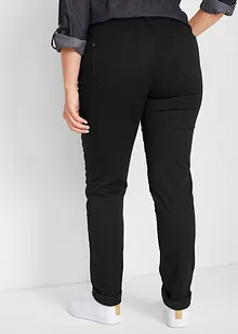 Jean droit taille mi-haute, extensible, bonprix