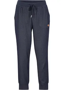 Pantalon 7/8 en molleton aspect jean, bonprix