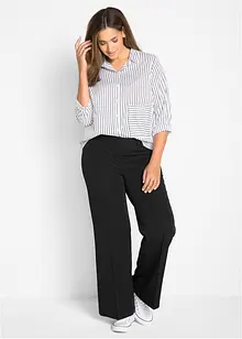 Pantalon Flare à taille élastiquée, bonprix