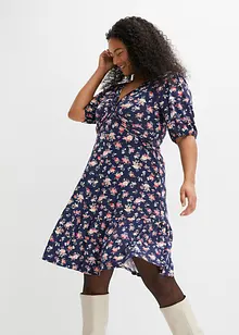 Jerseykleid mit Puffärmeln, bonprix