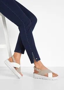 Jana Komfort-Plateau-Sandalen in bequemer Weite, Jana