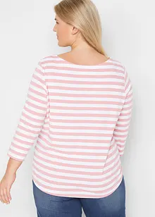 3/4 Shirt mit U-Boot-Ausschnitt, bonprix