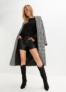 Kurze Lederimitat-Shorts, bonprix