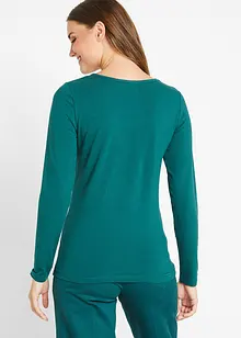 T-shirt manches longues près du corps, bonprix