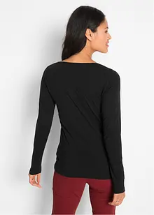 Figurbetontes Langarmshirt, bonprix