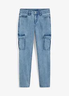 Jean cargo Straight délavé, bonprix