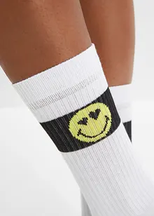 Lot de 3 paires de chaussettes de tennis Smiley, SmileyWorld