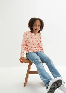 Langarmshirt aus reiner Bio-Baumwolle (3er Pack), bonprix