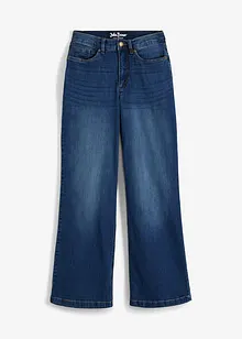 Wide Leg Jeans High Waist, Bio-Baumwolle, bonprix