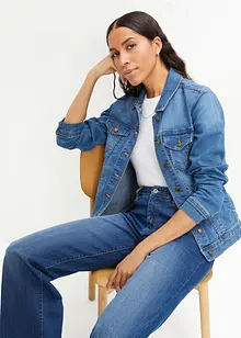 Veste en jean extensible, basique, bonprix