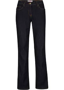 Jean droit taille mi-haute, extensible, bonprix