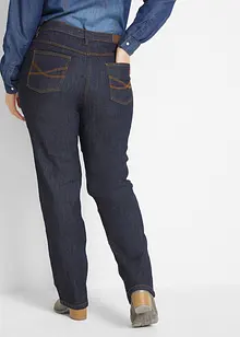 Jean droit taille mi-haute, extensible, bonprix